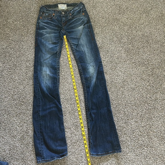 “Liv” big star dark wash jeans. Size 25xl boot cut - Picture 4 of 5